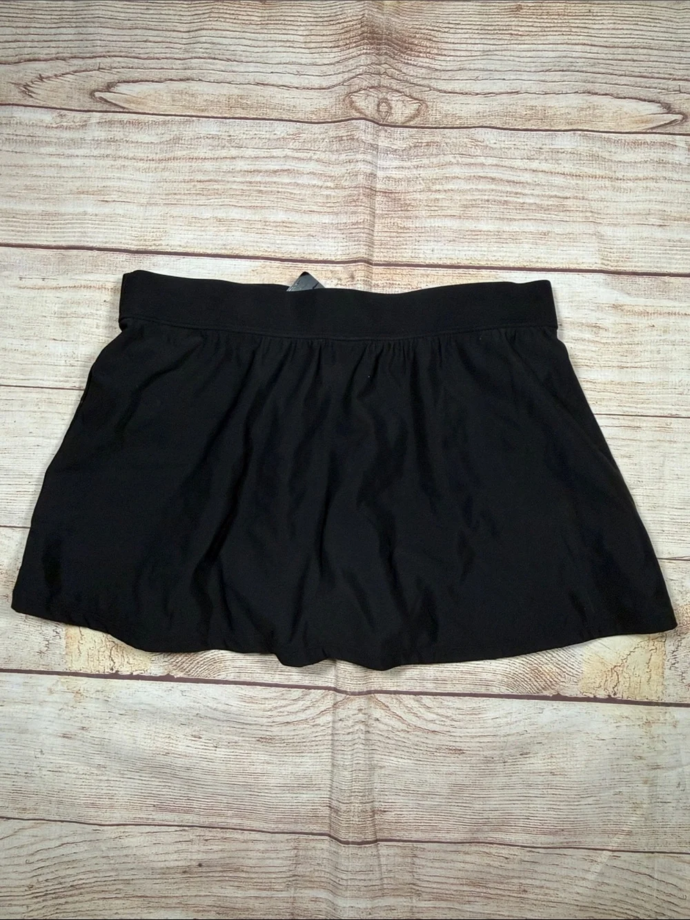 NWT‎ Aqua Green Black Swim Skirt Bikini Bottom